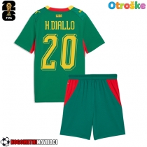 Otroške Nogometnih dresov Senegal Habib Diallo #20 Gostujoči SP 2026 Kratki rokavi (+ hlače)